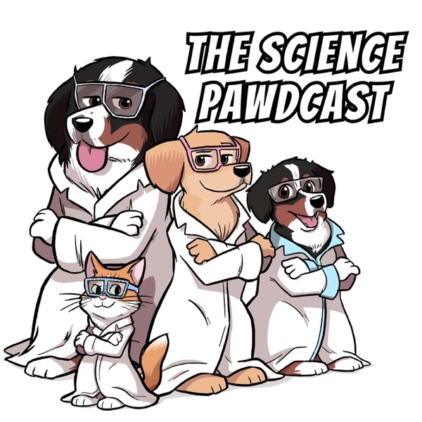 The Science Pawdcast podcast artwork featuring Meg Mindlin on octopus intelligence